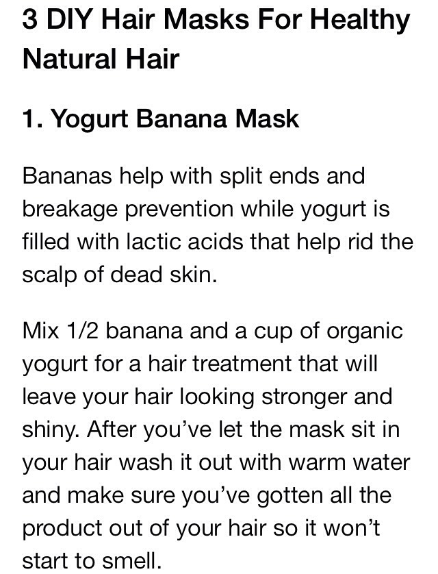 💁3⃣ DIY Hair Masks For Natural Healthy Hair!💁