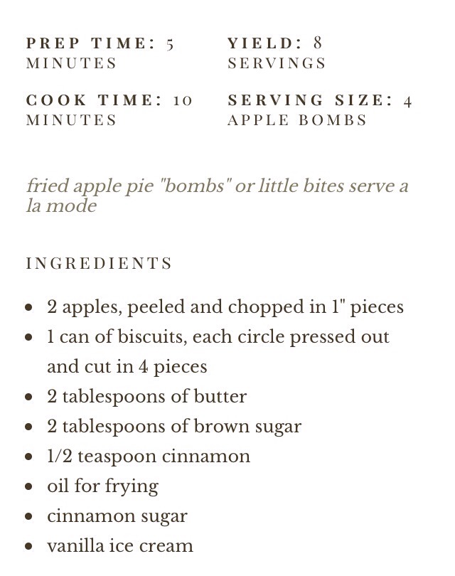 Apple Pie Bombs 