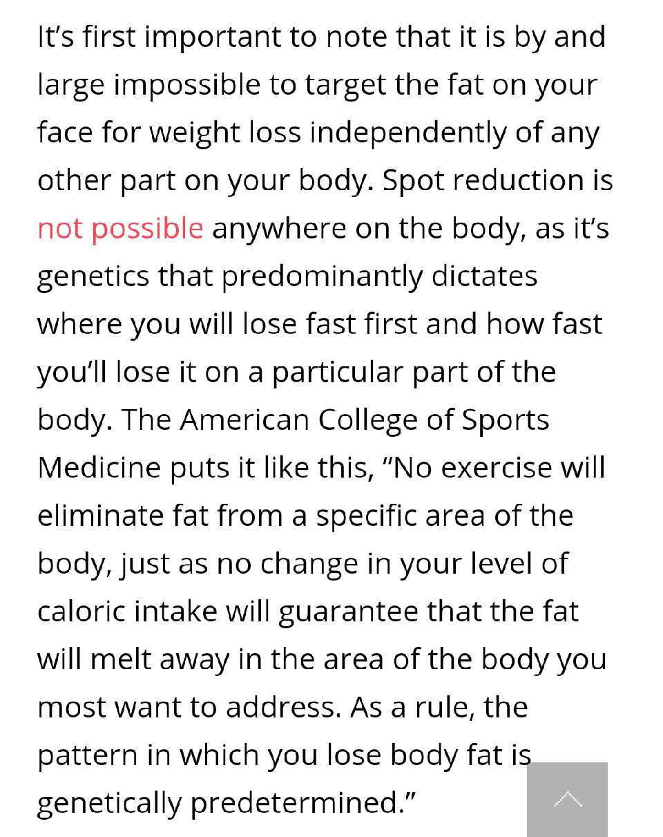 How To Lose Weight In Your Face!