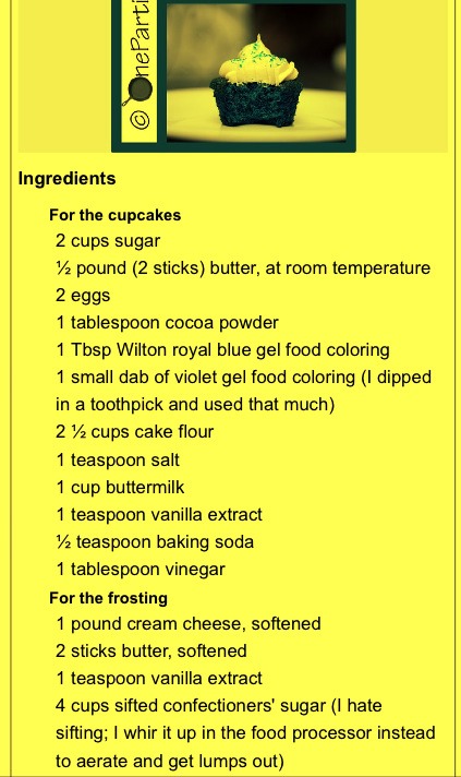 Blue velvet cupcakes Recipe💙
