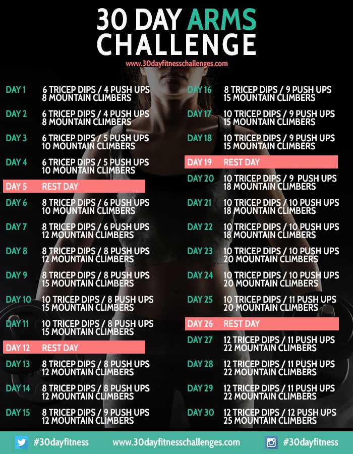 30 day workout challenges 👍