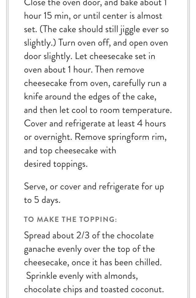 Delicious Chocolate Almond & Coconut Cheesecake 