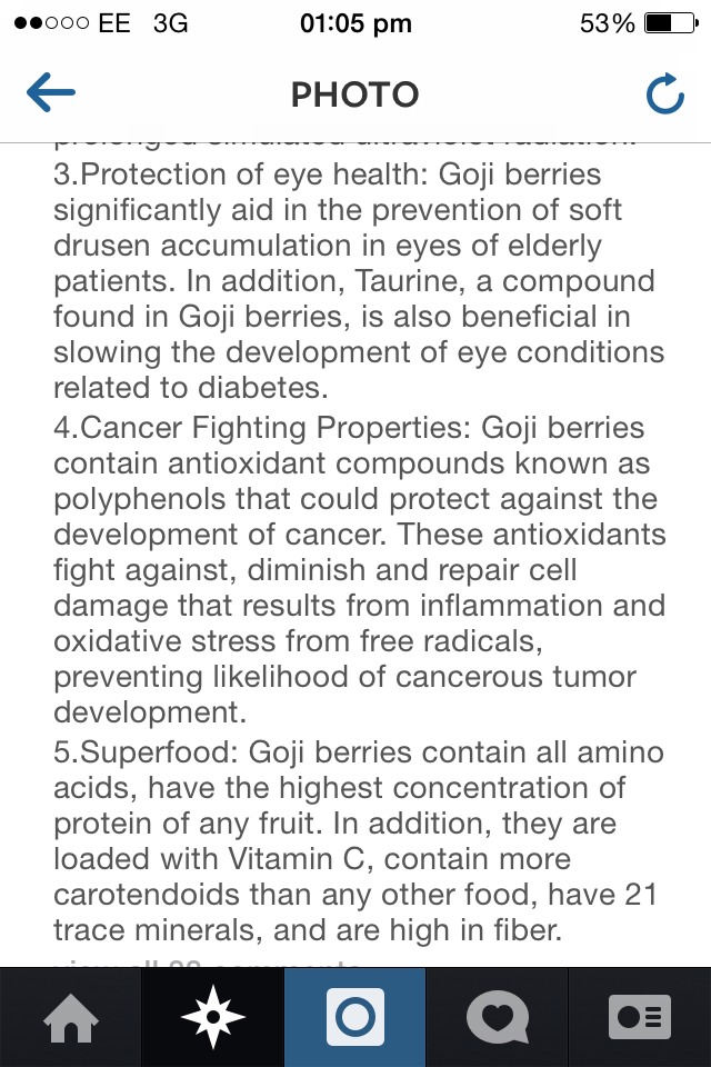 Food Health Benefits Of....