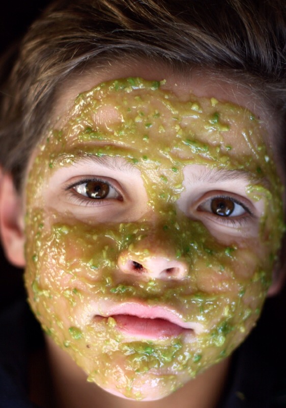 Once you’re nice and moisturized rinse off the face mask and wash your face with lukewarm water and whatever facial cleanser you normally use.  Moisturize and be on your way;  you have officially reached DIY nirvana.