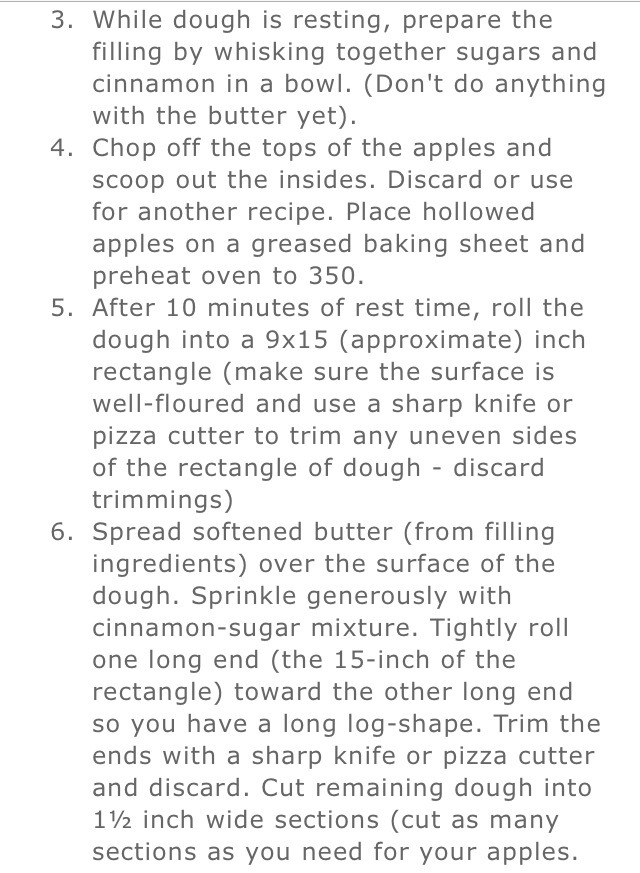 🍎🌀Cinnamon Roll Stuffed Baked Apples🌀🍏