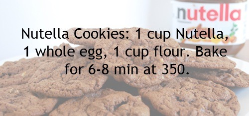 Super Simple Delicious Nutella Cookies