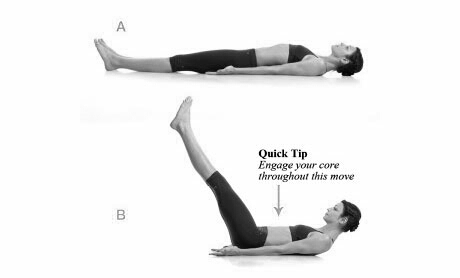 Do 20 leg raises , it easy and simple.