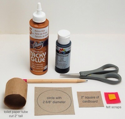 Use this method to create snowman hates for those bigger than a few inches!
