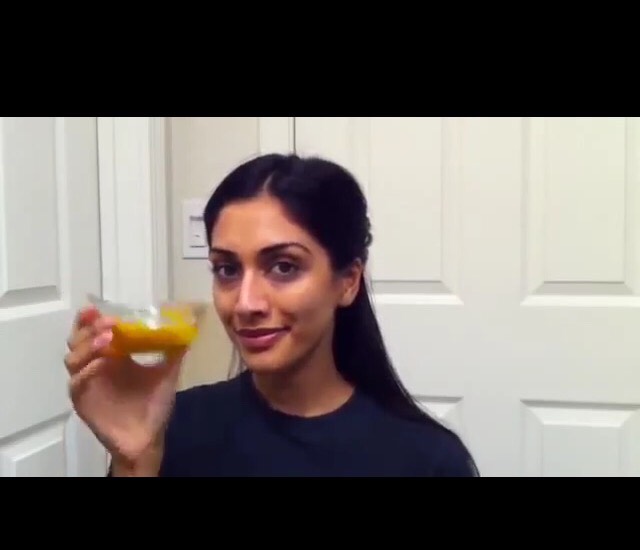 Next make sure your wearing an old tee shirt as tumeric can stain  also to put your hair back and out of the way 