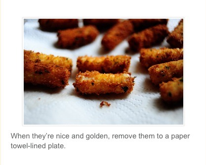 Mozzerela Sticks Recipe!!!
 