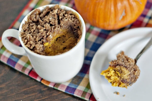 Pumpkin Coffee Mug Cake