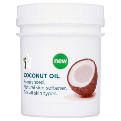 boil your kettle and place the hot water in a bowl. place the tub of coconut oil in it to melt it. once it has melted at twice the quantity of castor oil you added into the small container and mix it. 