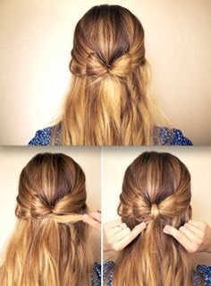 If you just want a nice bow hairstyle here is how you do it👌🏼