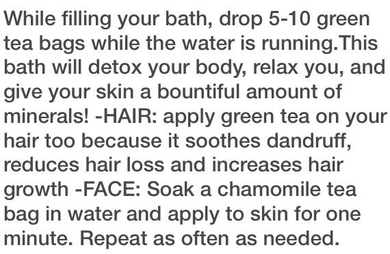 Mineral Tea Bath! Great For Skin And Hair! 