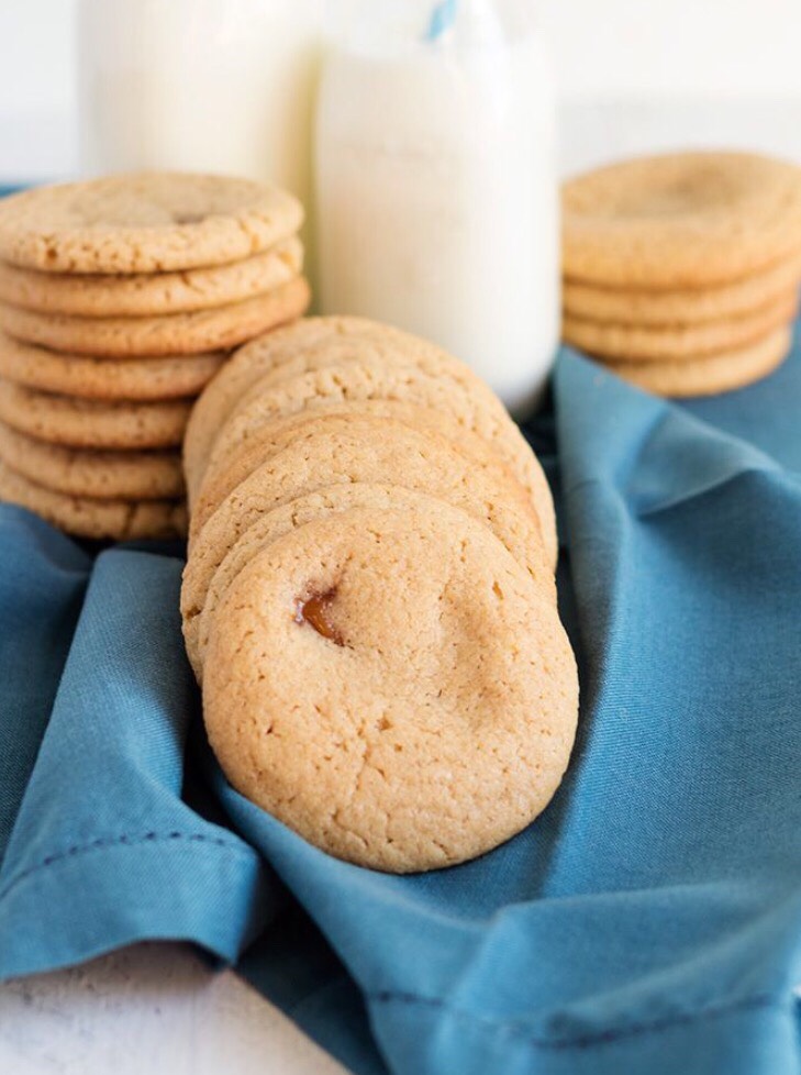 Apple Cider Caramel Cookies