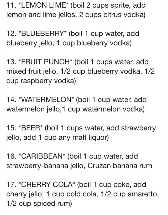 70 Jello Shot Recipes 🍸🍹