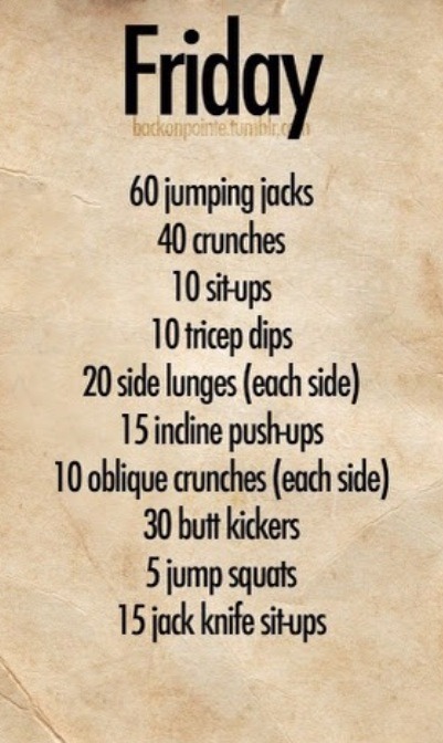 7 Day Workout That Actually Works!😋