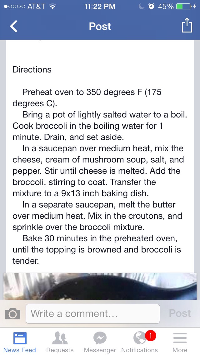 Broccoli And Cheese Casserole 