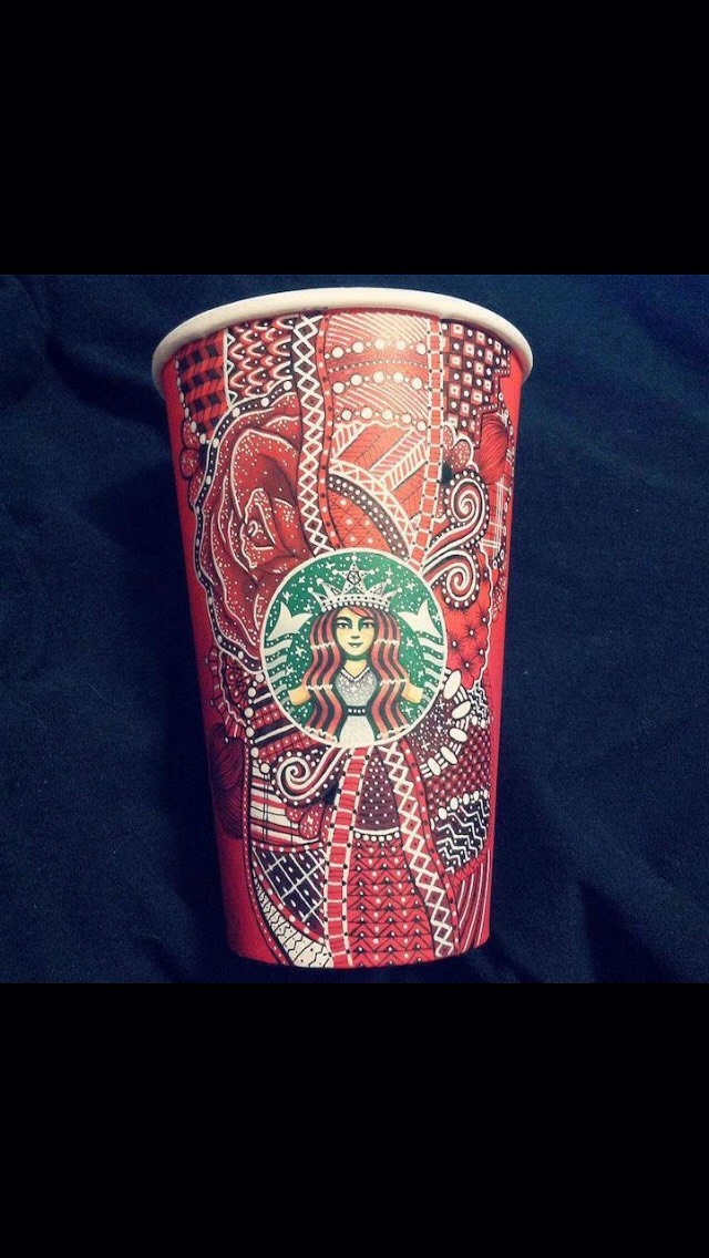💕Creative Starbucks Cups Art💞