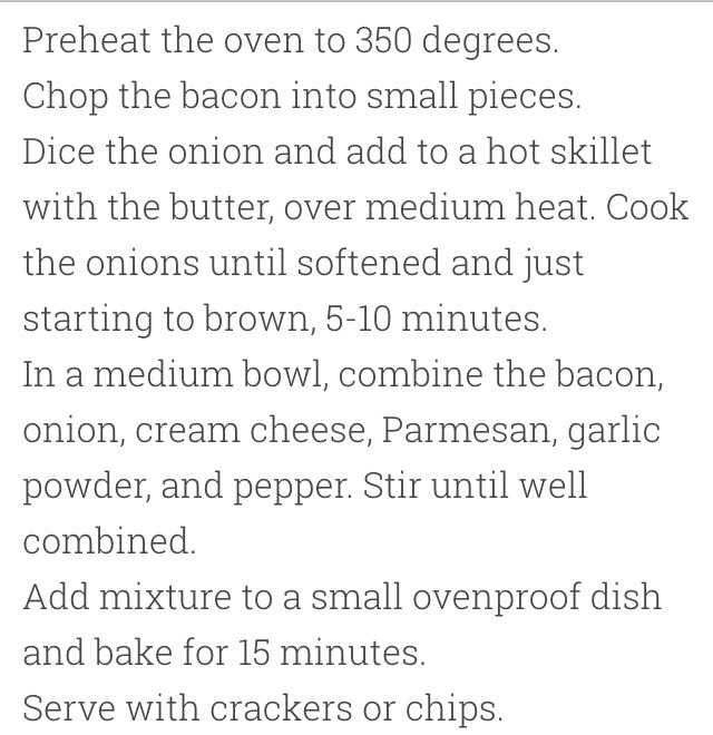 Bacon Parmesan Dip To Die For! 
