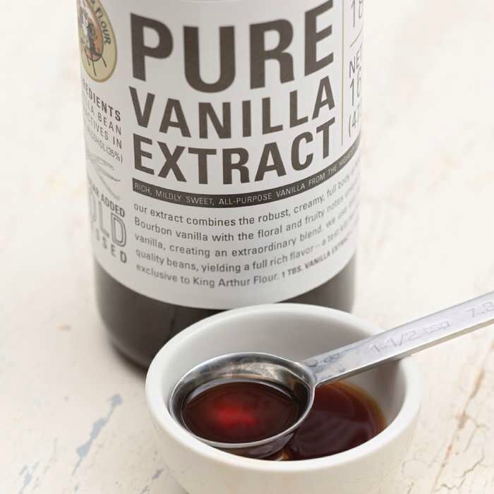 1. Vanilla Extract
- just a teaspoon or two of vanilla extract will add richness to the cake