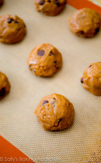 Pumpkin Chocolate Chip Cookies!
