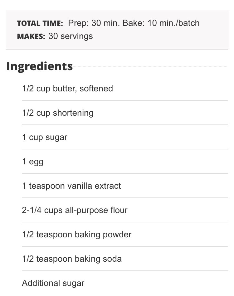 Easy Sugar Cookie Recipe!