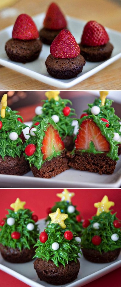 Strawberry Christmas tree.
