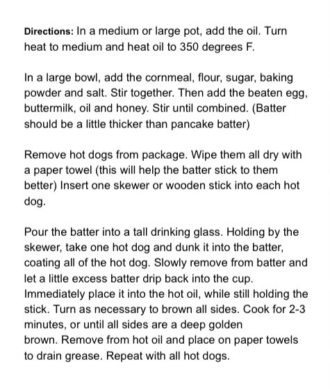 " DIY Homemade Corn Dogs"😋