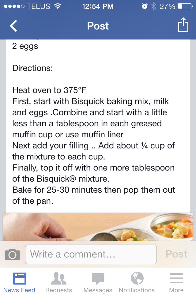 Mini Chicken Pot Pies