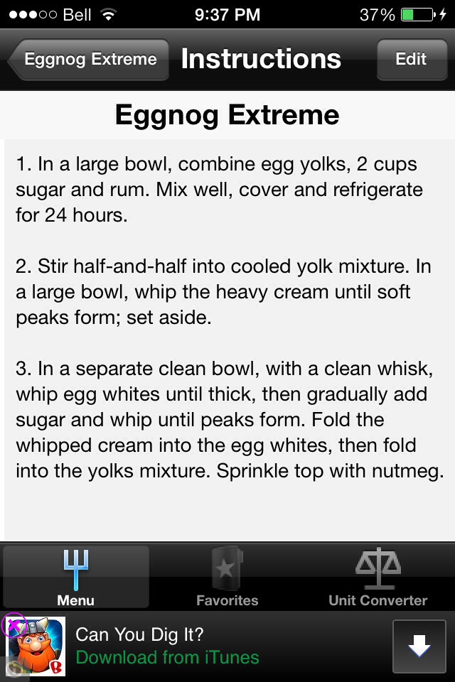 Christmas Eggnog Homemade