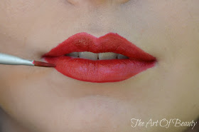 seven steps for perfect red lip
