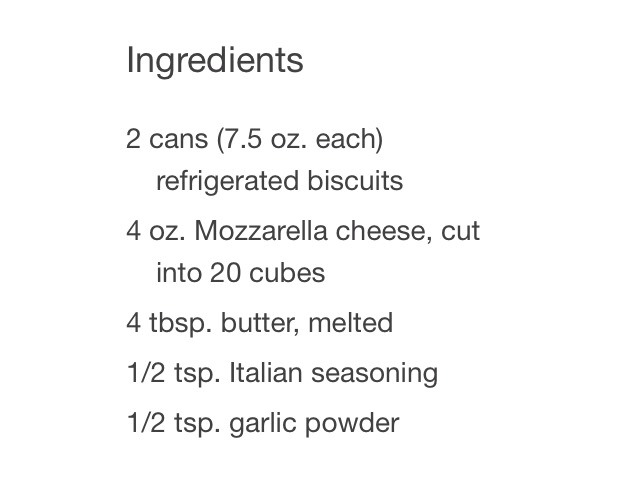 Garlic Herb Cheese Bombs! So Easy!!