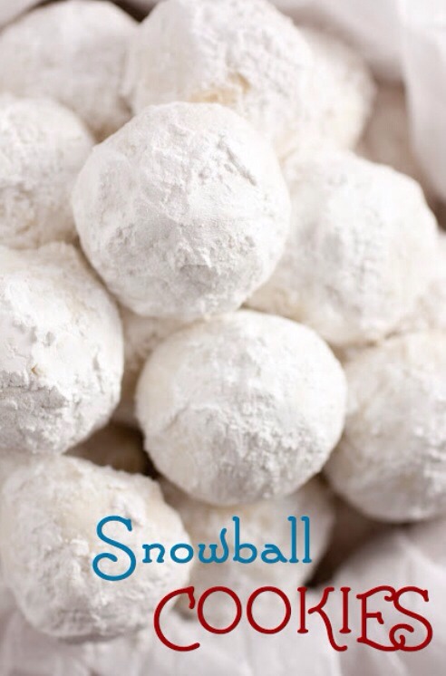 Christmas Bakes: Snowball Cookies