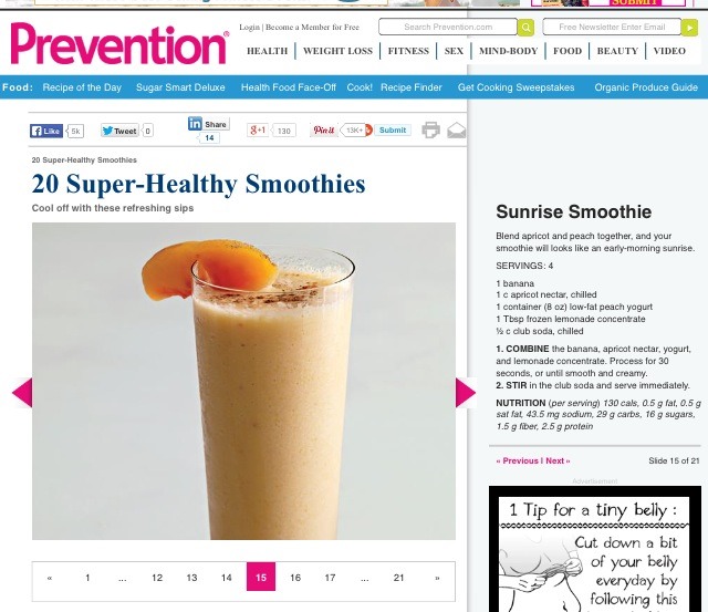 20 Super-Healthy Smoothies π
