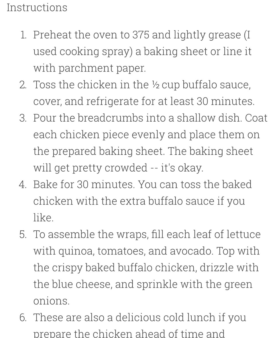 Delicious Spicy Buffalo Chicken Wraps 😍