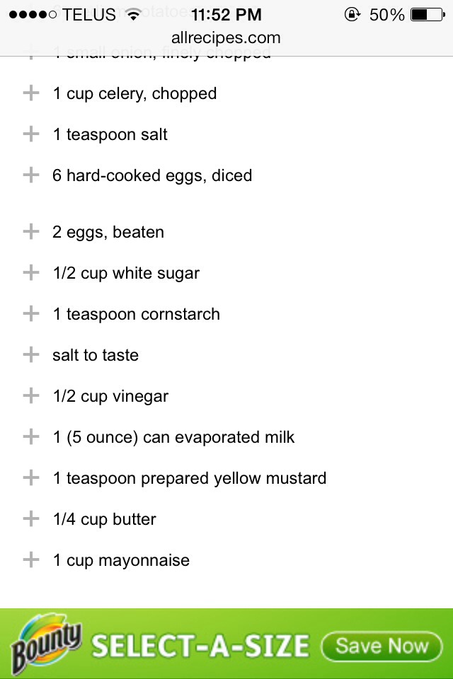 Worlds Best Potato Salad Recipe !