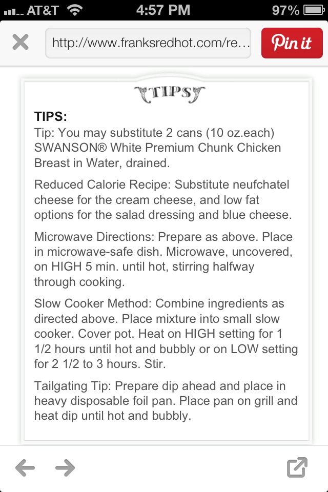 Buffalo Chicken Dip