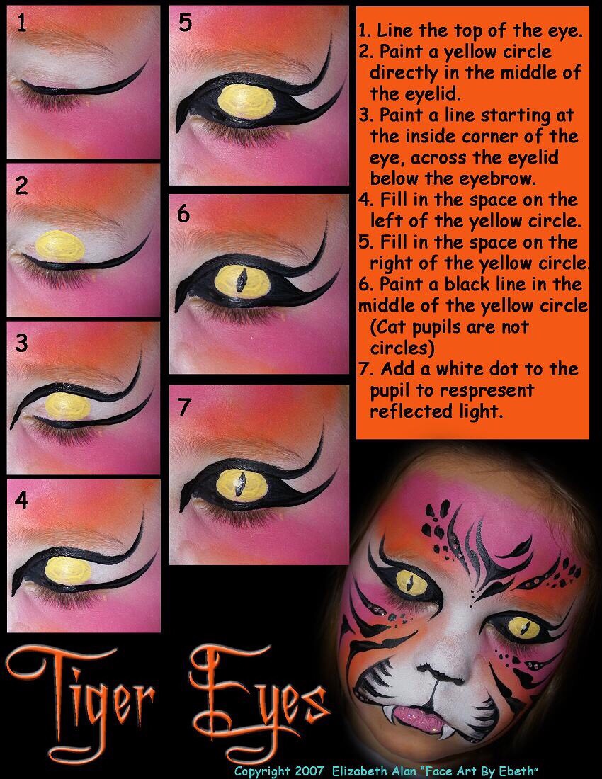 Face And Body Paint: Animals
