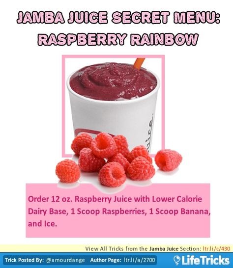 💟✨Jamba Juice Secret Menu & How To Order/ Make Them✨💟