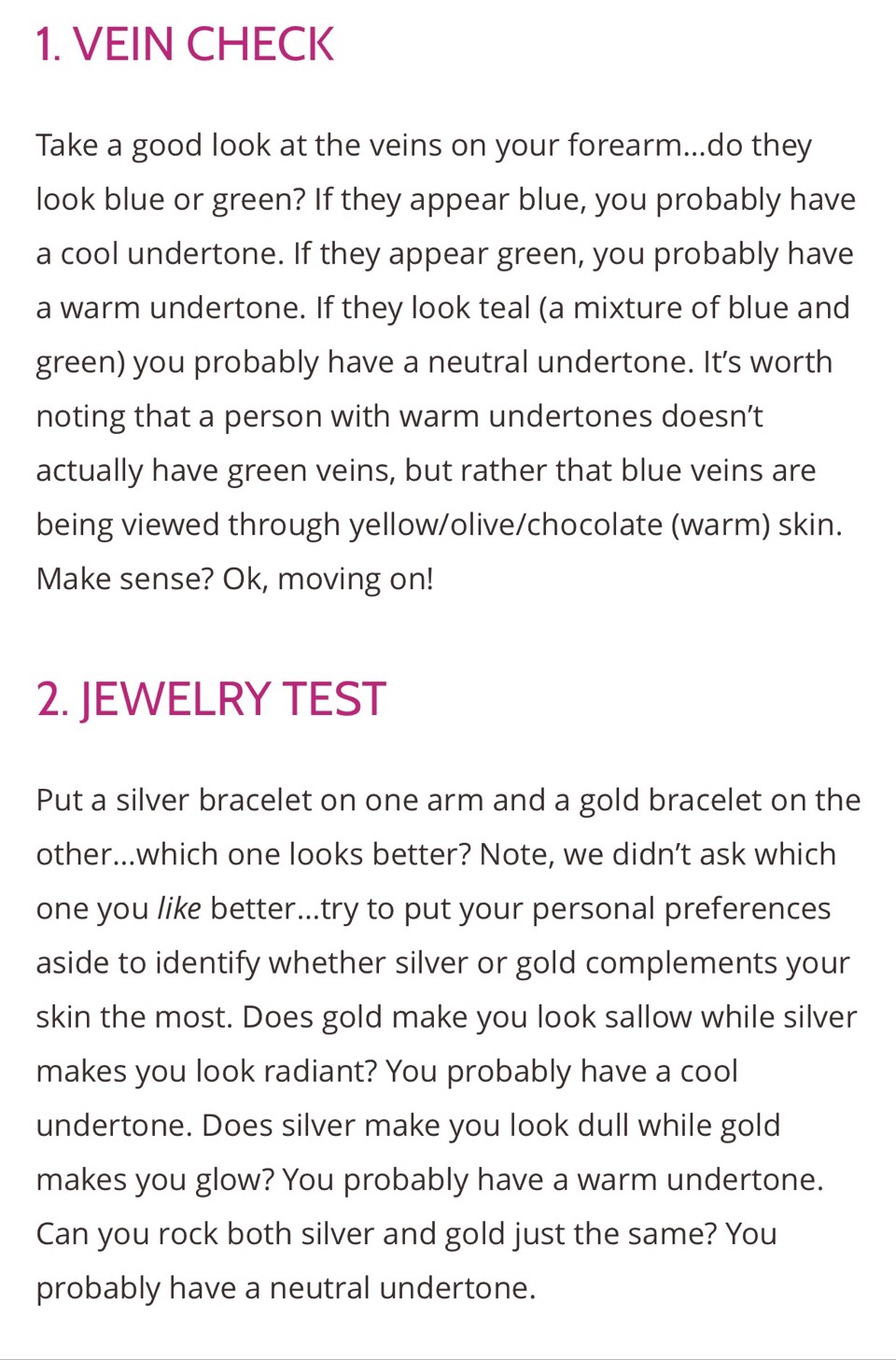 ❤️ How To Tell If You're Cool Or Warm Toned, And How To Pick Your Makeup Accordingly! ❤️