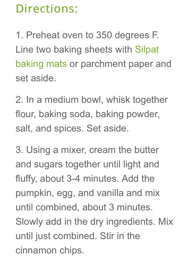 Pumpkin Cinnamon Cookies!