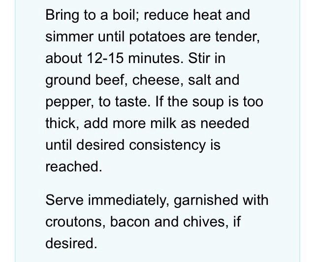 Creamy Bacon Cheeseburger Soup