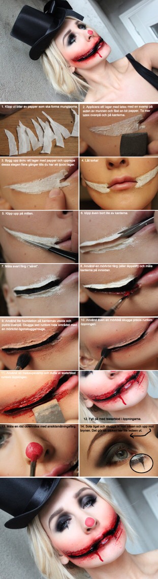 Horrifying Makeup Tutorials For Halloween Costume