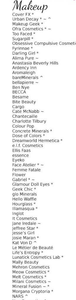 Best Cruelty Free Makeup Products Of 2015