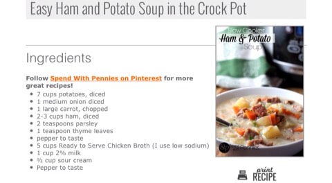 Rich Creamy Slow Cooker Soup
