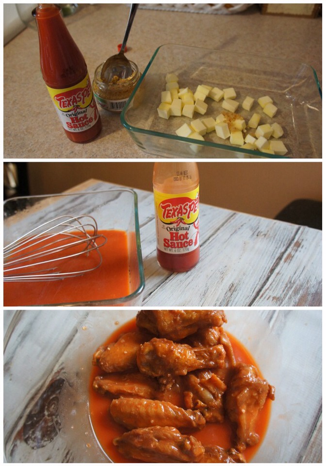 ✨ Delicious Garlic Hot Wings With Texas Pete Sauce✨😋