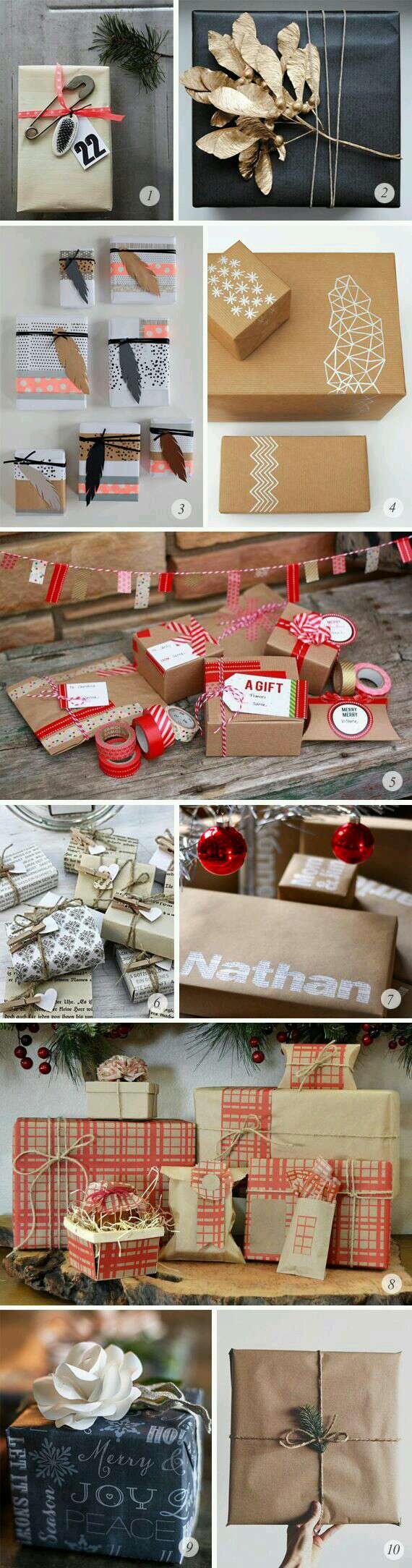 Really Cool Holiday Gift Wrapping Ideas. 