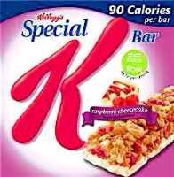 4. Special K raspberry cheesecake cereal bar has 90 calories! Their super yummy!