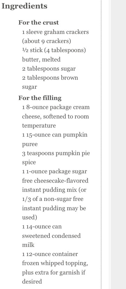 No Bake Pumpkin Cheese Cake 🎃